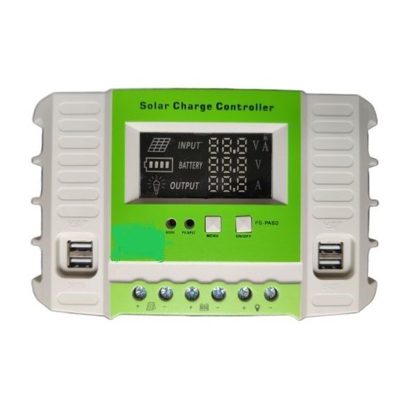 Solar Charge Controller PWM 60A with 4USB Ports