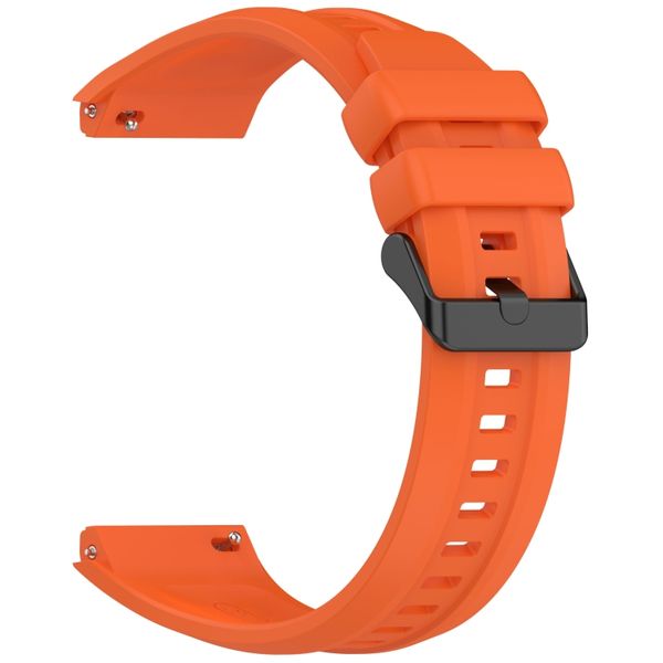 Silicone Strap Compatible with Huawei GT5/GT5 Pro (46mm) - Orange