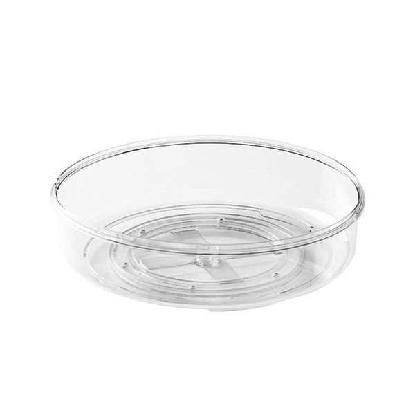 Organizer Cabinet, 11.5 Inch Clear Turntable, Rotating Spice Storage