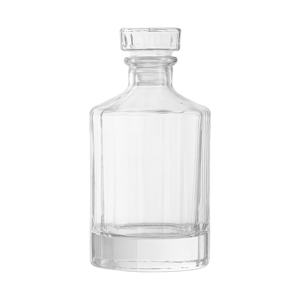 520ml Premium Glass Construction Liquor Decanter Bottle - Transparent