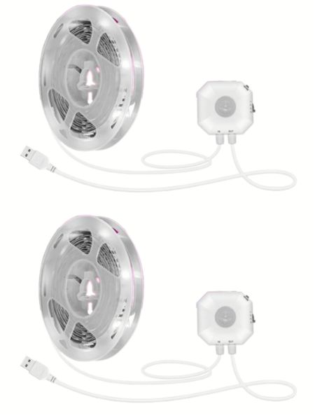 USB Human Body Induction Light Strips RGB Sensor Light Pack of 2