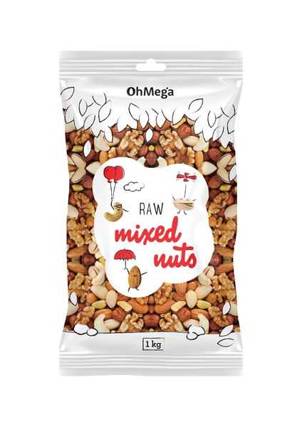 OhMega Luxury Mix nuts Raw 1kg