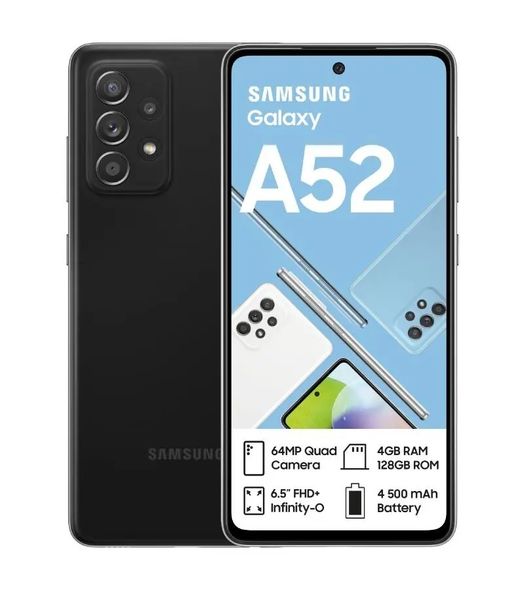 Samsung Galaxy A52 128GB Dual Sim - Awesome Black