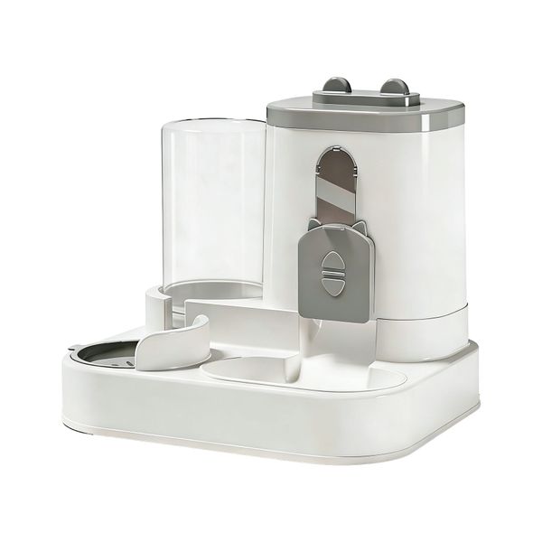 2 in 1 Automatic Cat Feeder All in One Auto Feeder Food and Water Dispenser
