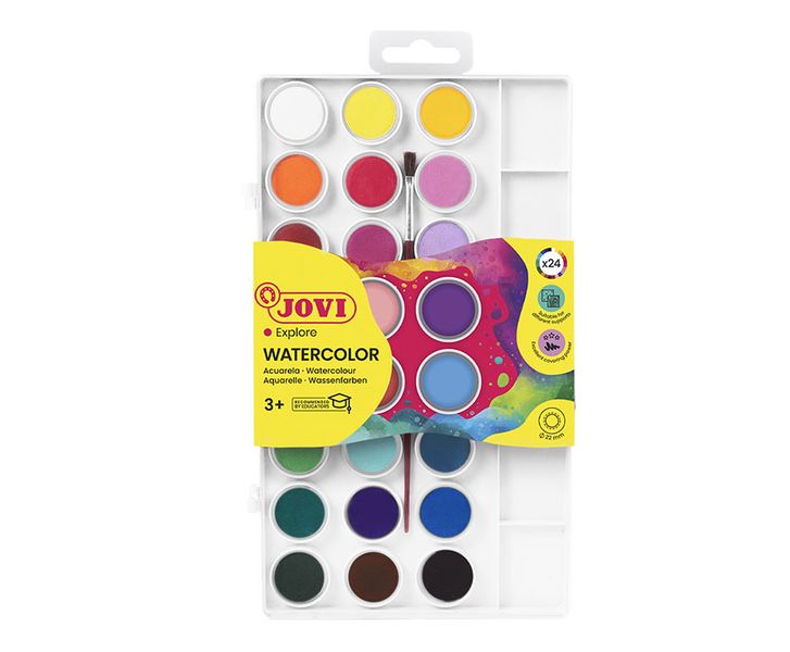 JOVI Watercolour Paints - 24 Colours