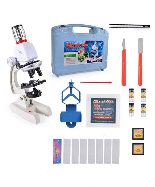 Microscope Set in Carry Case - 100X 1200X Magnification