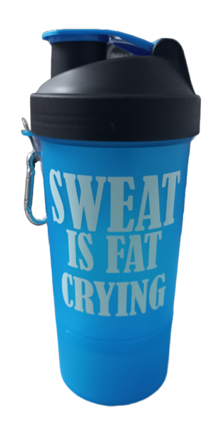 Power Shaker Bottle 550ml - With Supplement Compartment