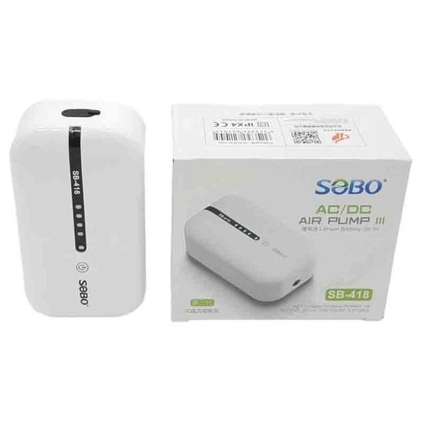 Air Pump AC/DC With Lithium Battery (Single Outlet)