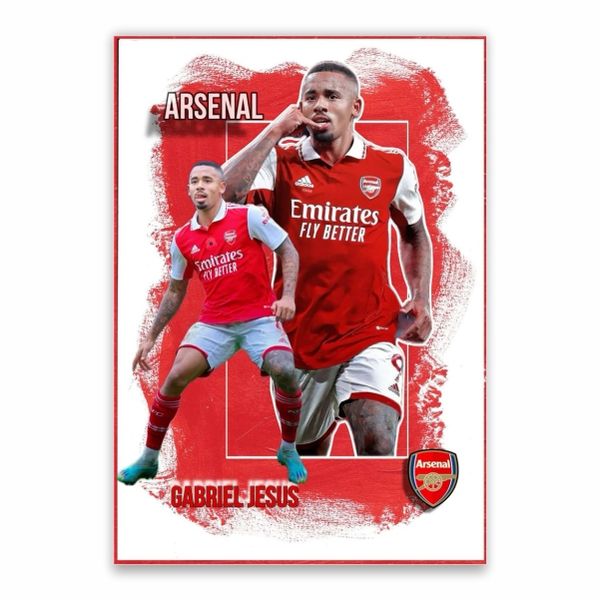 Gabriel Jesus Arsenal Poster - A1