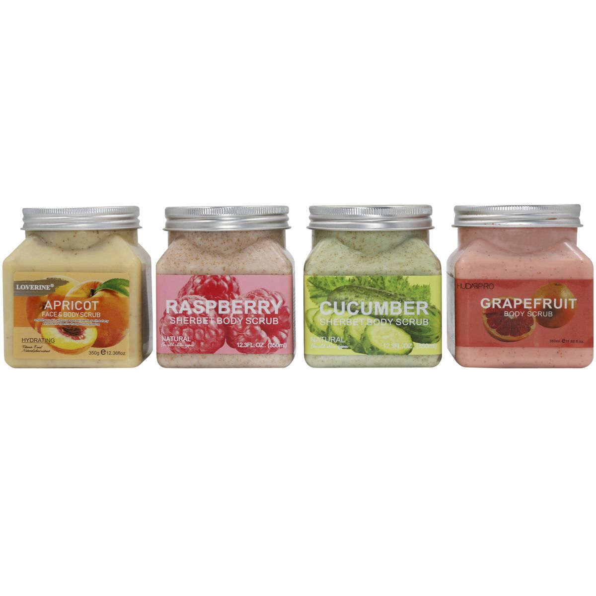 Deep Exfoliating Fruity Sherbet Body Scrubs - Set of 4 | Shop Today ...