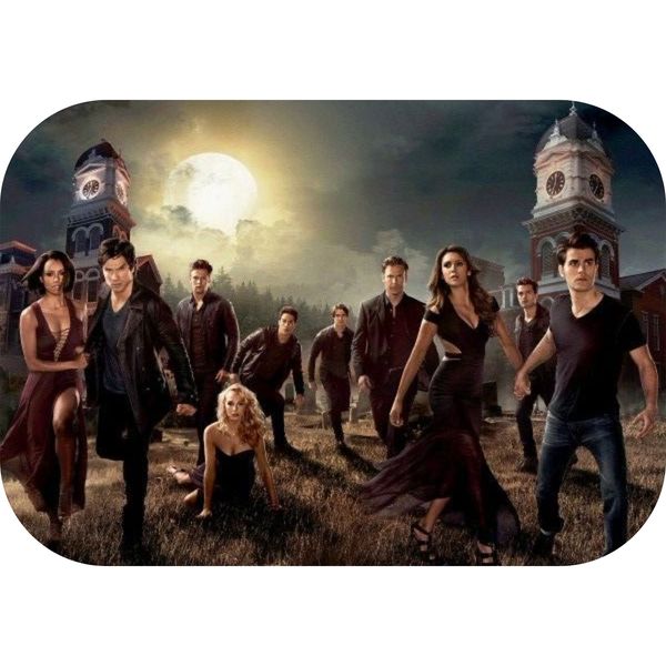 Team Vampire Diaries Photo Printed Mouse Pad