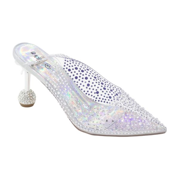 Lamara Paris Women Silver Vinyl image