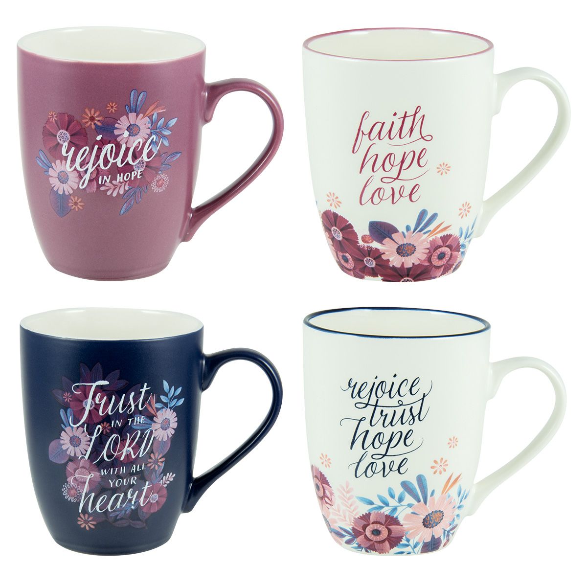 Mug Set - Rejoice, Four Pieces | Shop Today. Get it Tomorrow ...