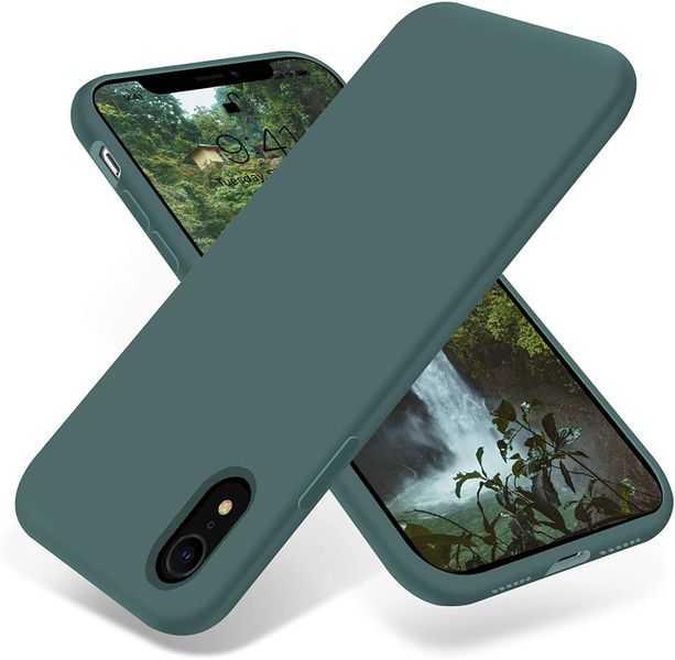 CellTime iPhone XR Silicone Shock Resistant Cover - Red - Logo Hole