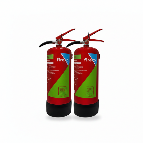 Firexo 6L Lithium Ion &amp; All-Class Fire Extinguisher - Versatile - 2 Pack