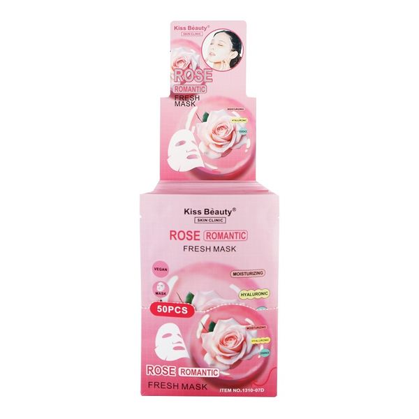 Kiss Beauty Rose Romantic Fresh Mask set