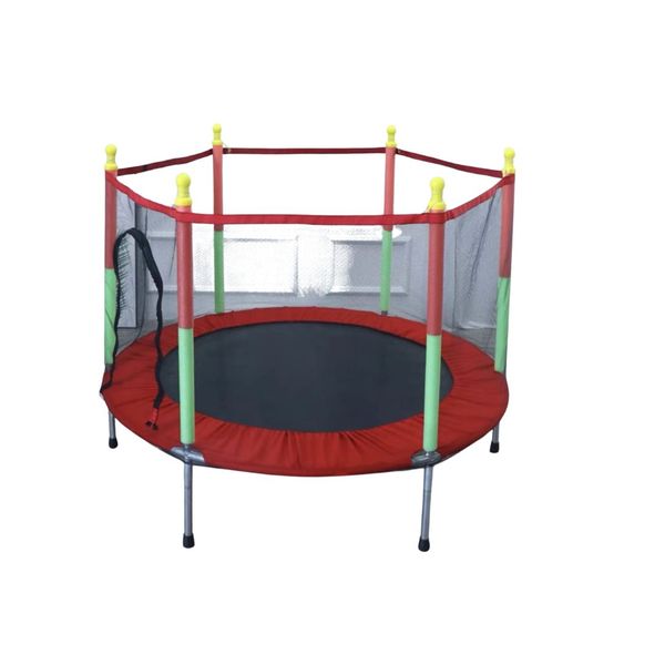 Kids Trampoline with housing net and spring pad