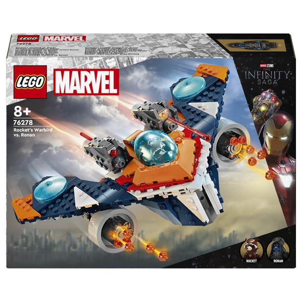 LEGO® Marvel Rocket’s Warbird vs. Ronan 76278 Building Toy Set - 290 Pieces
