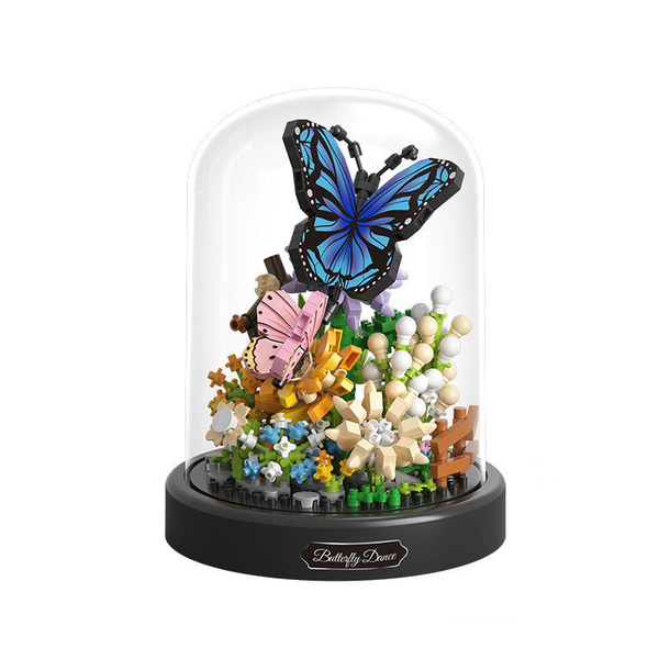 530 Piece Animals Flowers Botanical Collection Mini Building Blocks Set