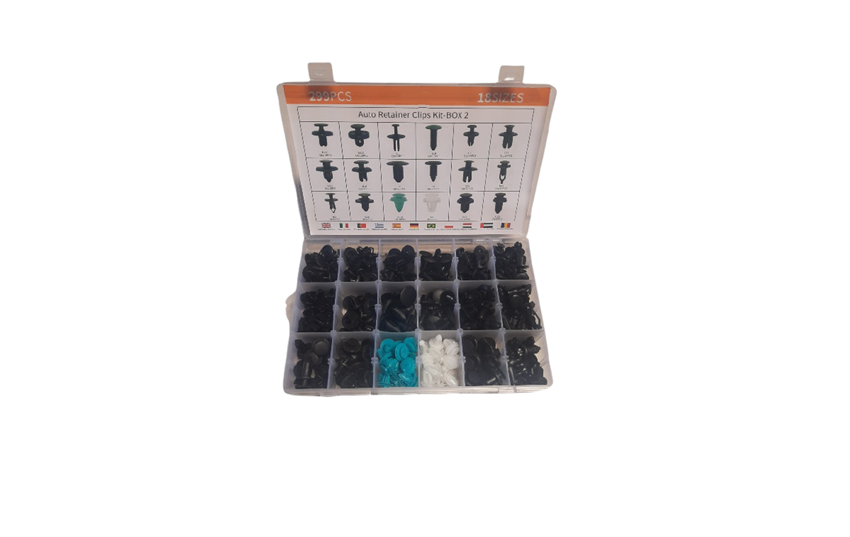 299 Pieces Auto Retainer Clips Kit Box Shop Today. Get it Tomorrow! 