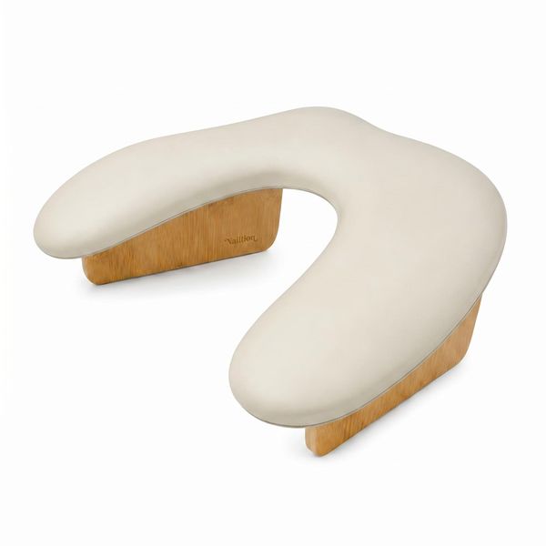Foldable Butterfly Hand Pillow with Wooden Stand - Ergonomic Nail Arm Rest