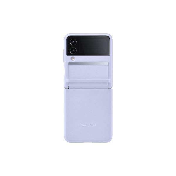 Samsung Galaxy Z Flip4 Flap Leather Cover - Purple