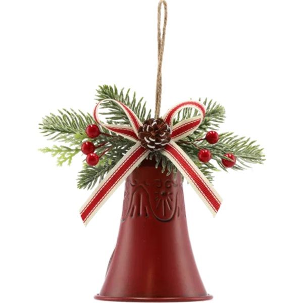 Metal Bell Christmas Decoration 13.3cm