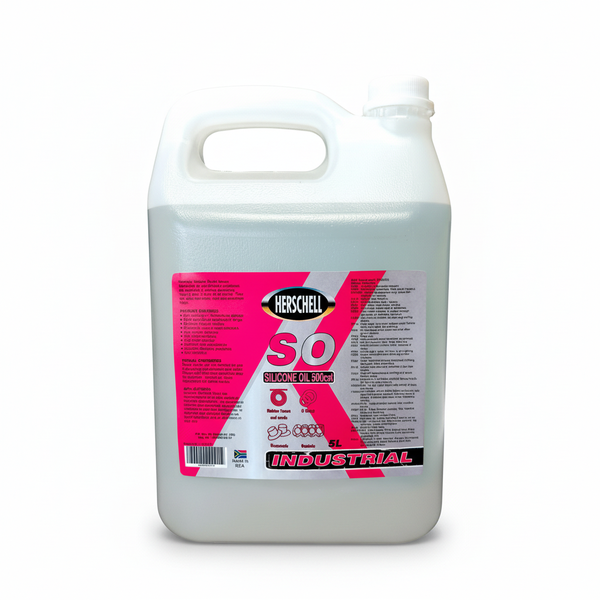 Herschell Silicone Oil 5L - 500 Cst Industrial Lubricant