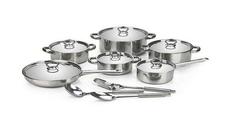 Affix Stainless Steel Cookware Set - 15-Piece