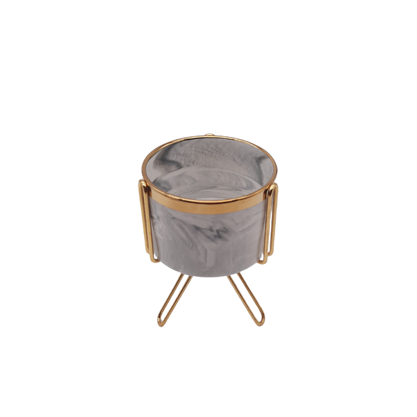 Ceramic Marble Design Mini Decorative Pots