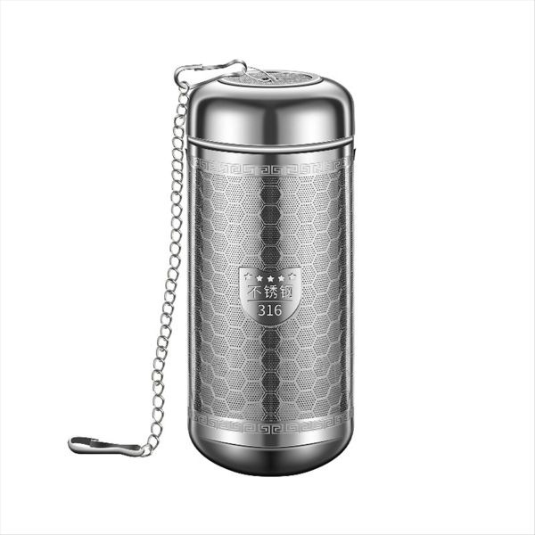 316 Stainless Steel Honeycomb Texture Tea Filter Teapot S