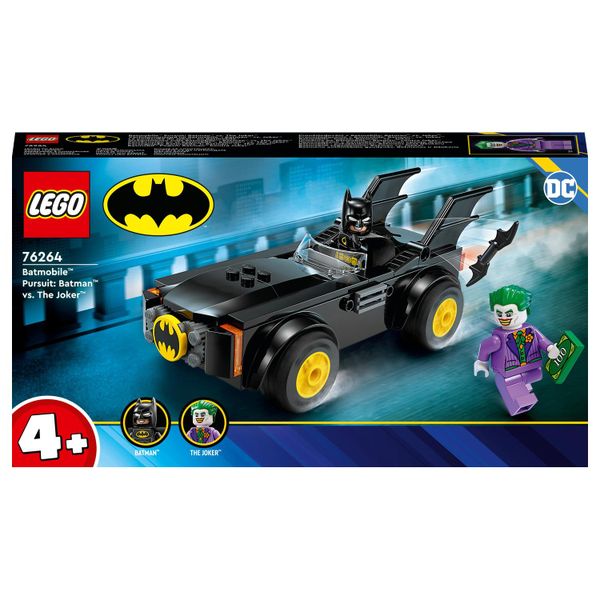 LEGO® DC Batman DC Batmobile™ Pursuit: Batman™ vs. The Joker™ 76264 Building Toy Cars (54 Pieces)