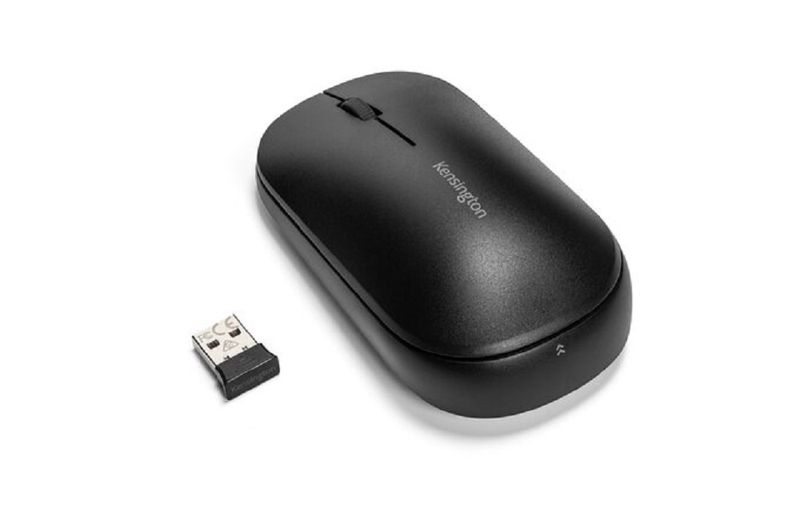 Kensington SureTrack Dual Wireless Dongle and Bluetooth Mouse - Black