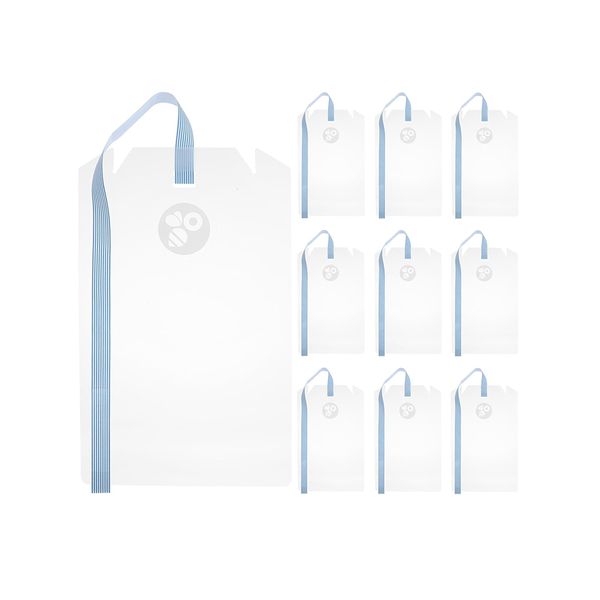 10 Pieces Clothes Folders Roll-up Clothes Storage Board-Size L