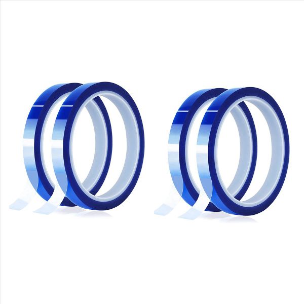 2 Rolls Blue Heat Tape Heat Transfer Tape For Heat Sublimation Press