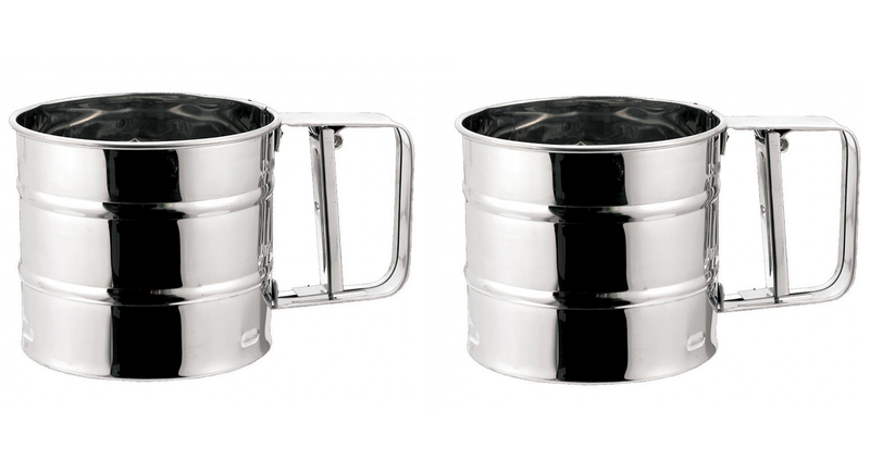 Blaumann 10cm Stainless Steel Powdered Sugar Sifter - Set of 2