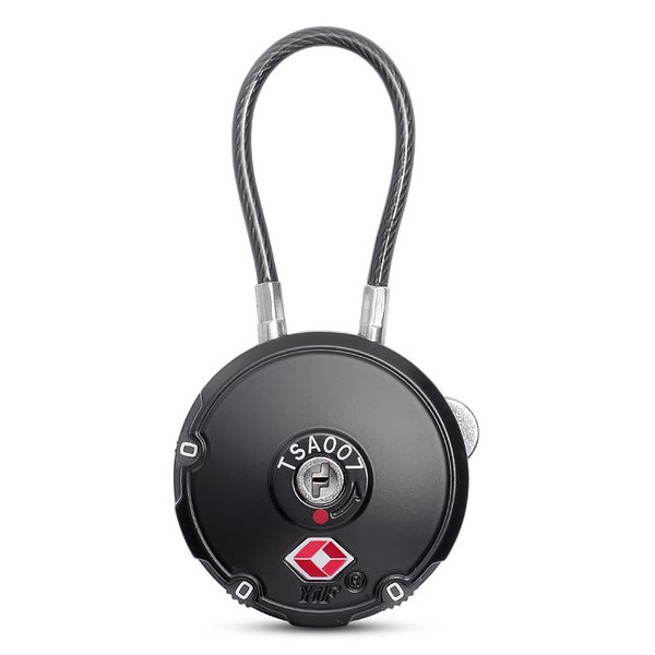 3 Digital Cable TSA Approved Combination Luggage Lock for Travel Accessory