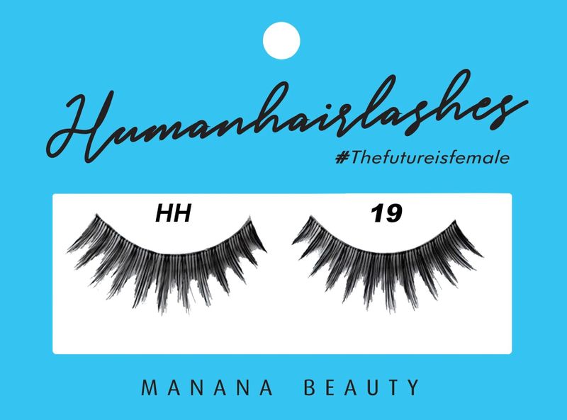 Manana Human Hair Eyelashes - Alika