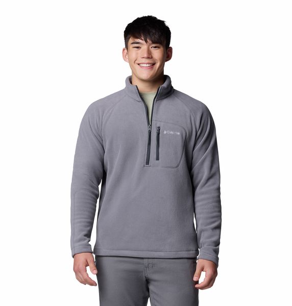 Columbia Men's Fast Trek III Half Zip Fleece City Grey Shark