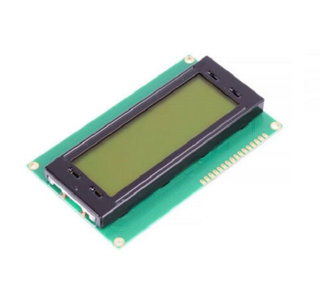 Midas (MC42005A6W-SPTLYI-V2) Alphanumeric LCD, Black on Yellow / Green