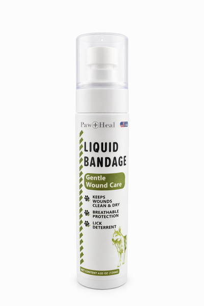 Paw &amp; Heal - Pet Liquid Bandage Wound Aloe Vera Spray For Dogs 120ml
