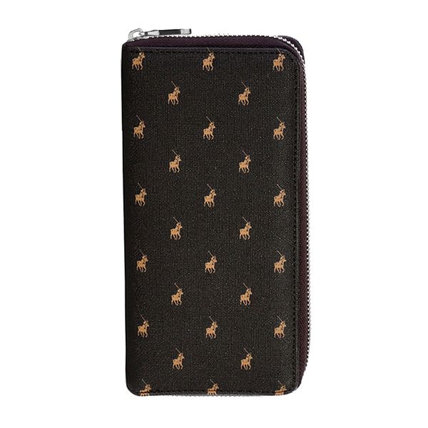 Polo Iconic Travel Wallet - 13 Card Slots - Brown