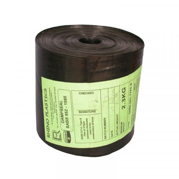 Rhino Damp Course J037 - SABS - 40m x 300mm x 375 Microns
