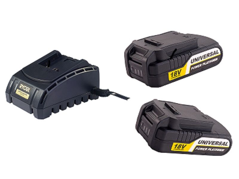 Ryobi Xb-2000k 18v Batteries and Charger Kit(xb2000x2, Xpp2700)