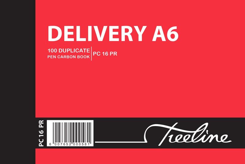 Treeline A6L - Duplicate Pen Carbon Book - Delivery - Pack of 10