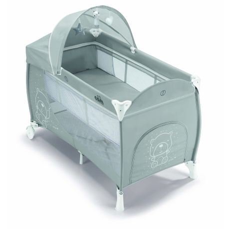 Travel cot with changing hot sale mat