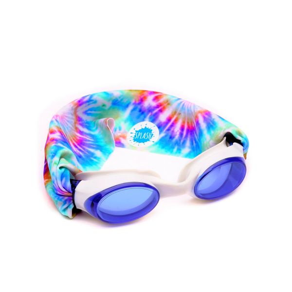 Splash Place Tangle-free Swim Goggles - Tie Die Material Strap