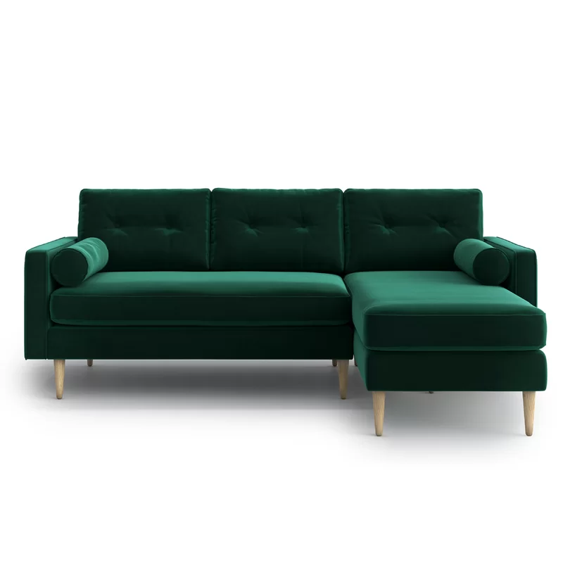 Avril Velvet Corner Couch Sofa Shop Today. Get it Tomorrow
