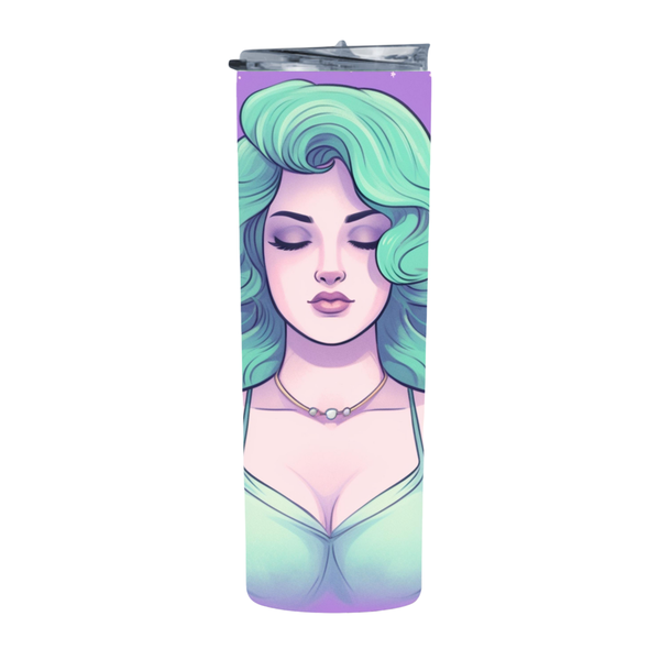 Colorful Libra 4 20 Oz Straight Skinny Tumbler 208