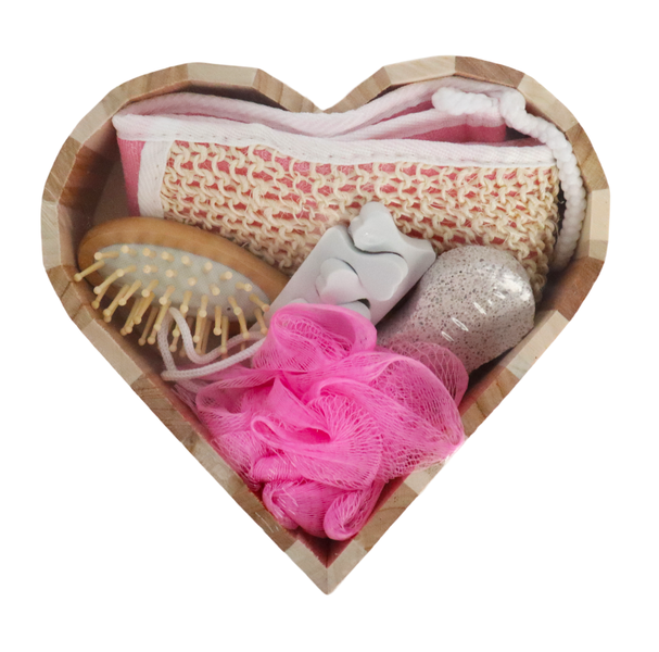 Heart Shaped Pedicure Bath Set